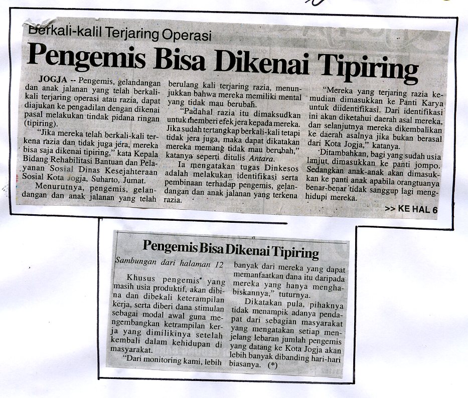 Kliping jogja terbaru